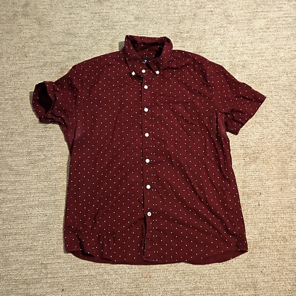 Maroon American Eagle Button up